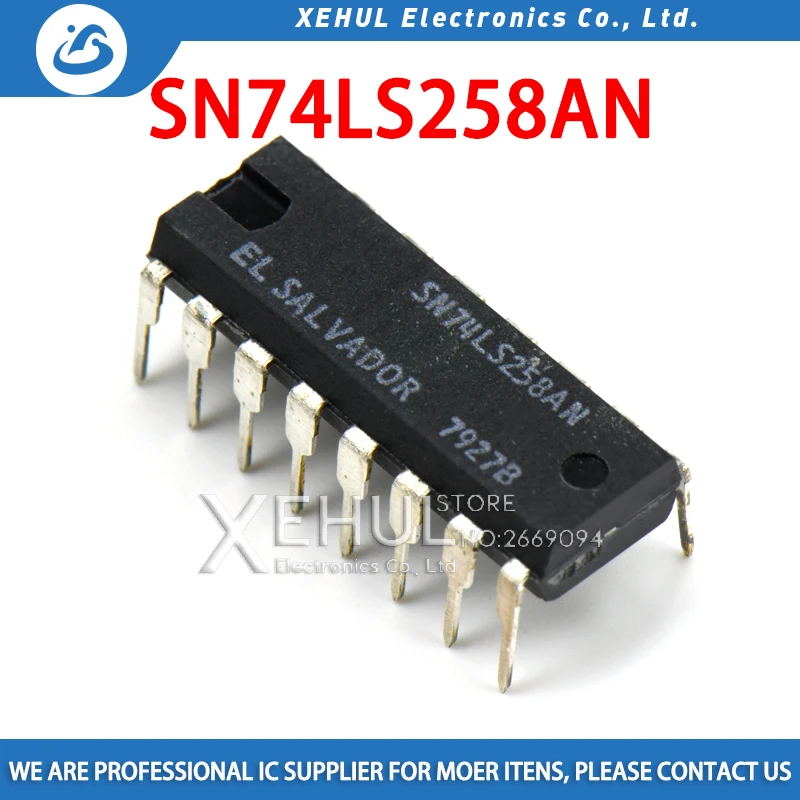 

10PCS /50PCS Free shipping SN74LS258N 74LS258AN HD74LS258P HD74LS258 74LS258 74LS258P DIP-16 NEW