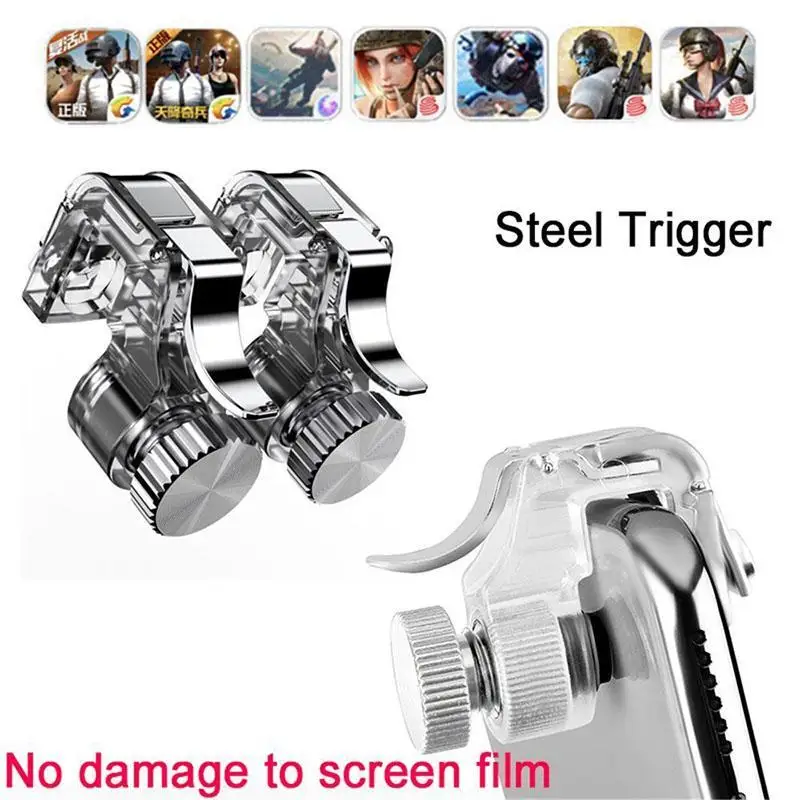 

1 Pair Of R11 Game for Trigger Mobile Phone Gamepad Joystick Button Controller Metal Plastic Accessories