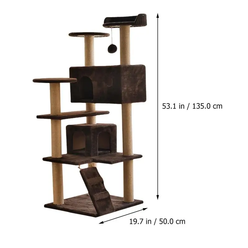 

1pc Large Cat Climbing Frame Cat Scratch Board Household Cat Playing Toy