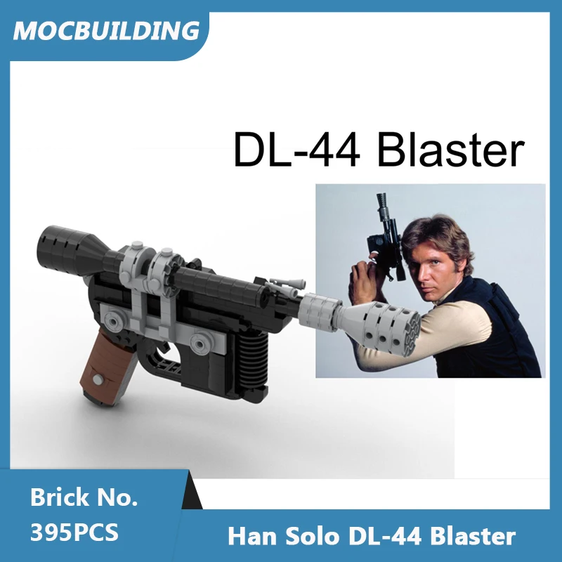 Строительные блоки MOC Millenium DL-44 Модель бластера DIY Собранные кирпичи Классический