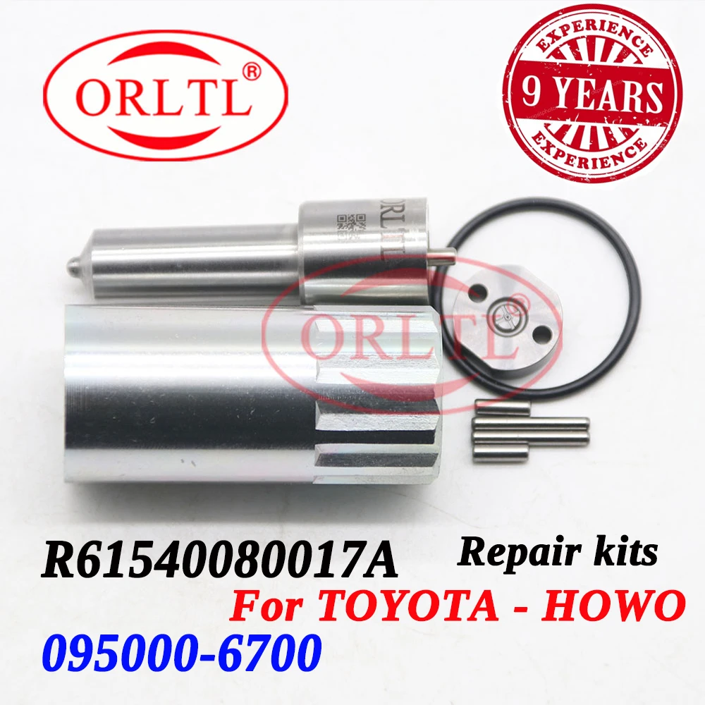 ORLTL 095000-6700 Ремкомплект R61540080017A Форсунка дизельного инжектора DLLA155P965 Клапанное