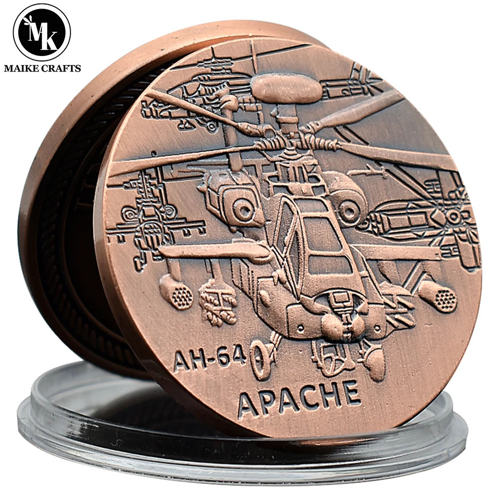 

Металлическая монета AH-64 Apache olevo