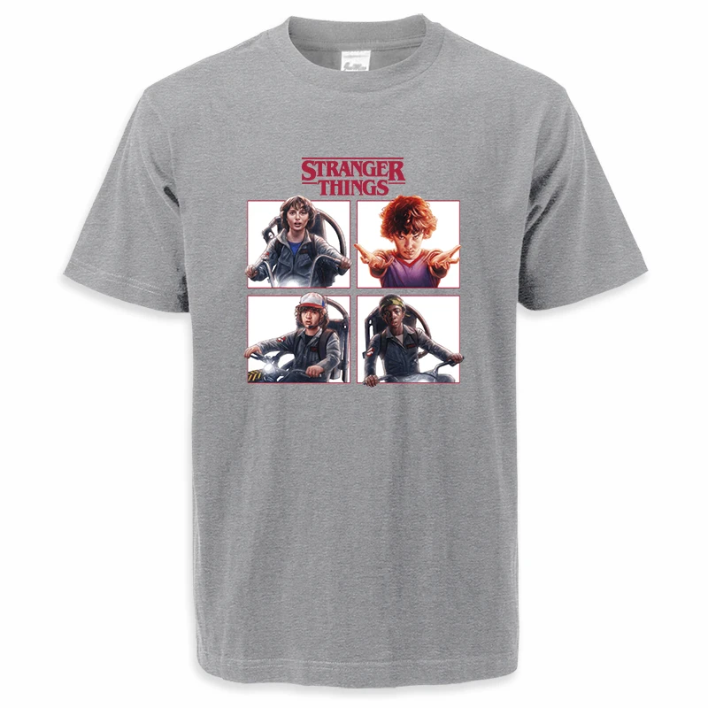 

Stranger Things T Shirts 2022 Hot TV Show Mens Tshirt Eleven Girl Hawkins Tee Tops Round Neck New Tees Printed T Shirt For Men