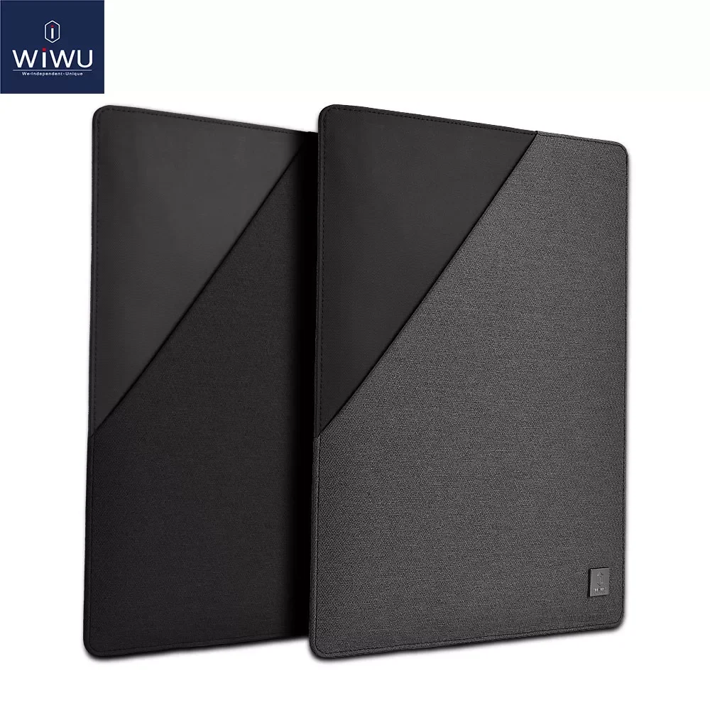 

WiWU Ultra-thin Laptop Sleeve for MacBook Air Pro 13 M1 inch Waterproof Notebook Case for MacBook Pro 16 No-zipper Carry Case