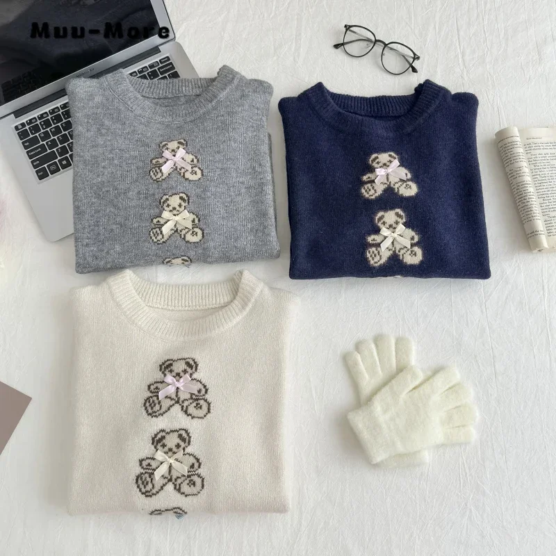 2024 Осенняя милая юбка в консервативном стиле комплект из двух предметов женский