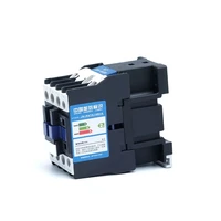 3 phase motor magnetic contactor relay 12a 3p 3 pole 1no ac 24v 110v 220 volts 380v coil cjx2 1210 35mm din rail mounting