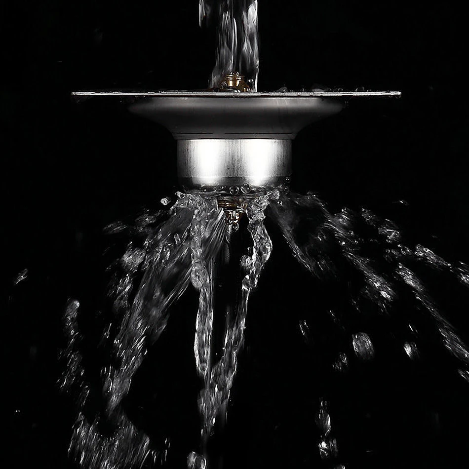 Выдвижная напольная решетка из нержавеющей стали для ванной и душа отходов