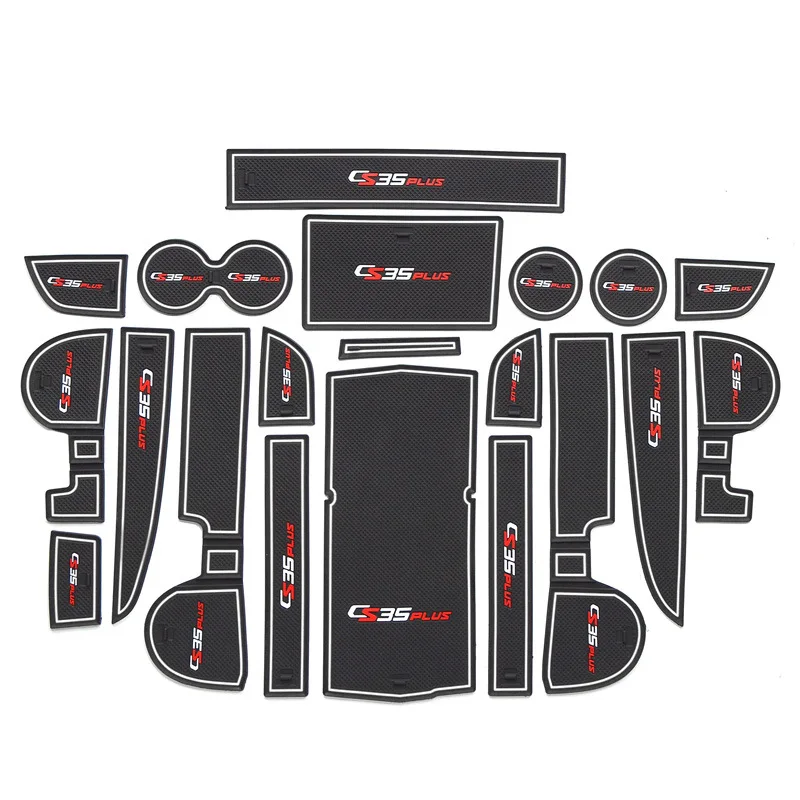 

Прокладка дверного слота для Changan CS35 PLUS 2019 2020 2021non-slip Coaster, водонепроницаемые декоративные аксессуары для автомобиля, защитные наклейки