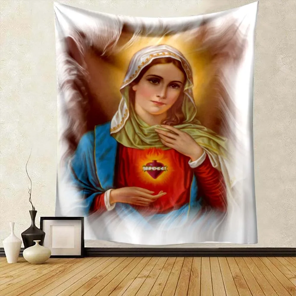 Кроватка матери христианской веры для спальни настенная квартира подвесная