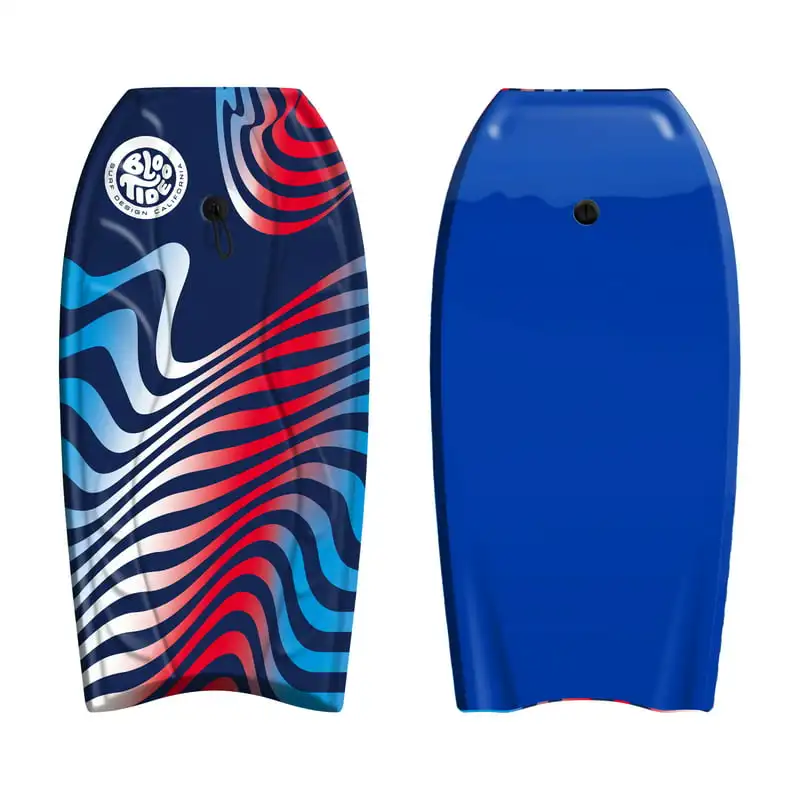 

Bodyboard Blue Sonar graphic top with basic leash | For kids and adults | For Pool, Ocean, and Lakes | Foam contour molded CH-c