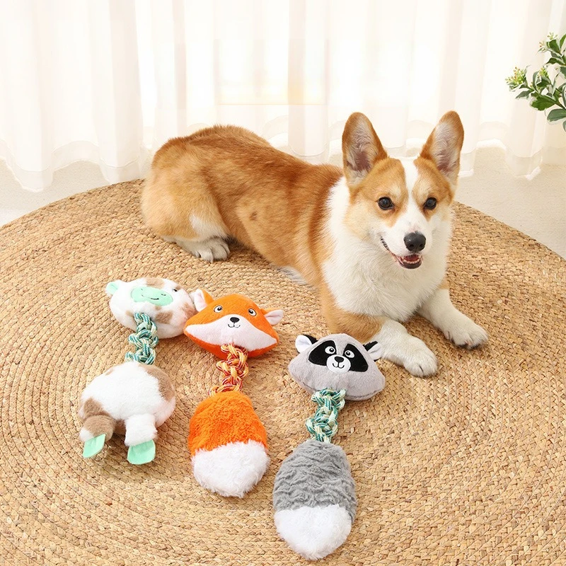 Interactive Cartoon Animal Plush Alligator Shape Dog Sound T