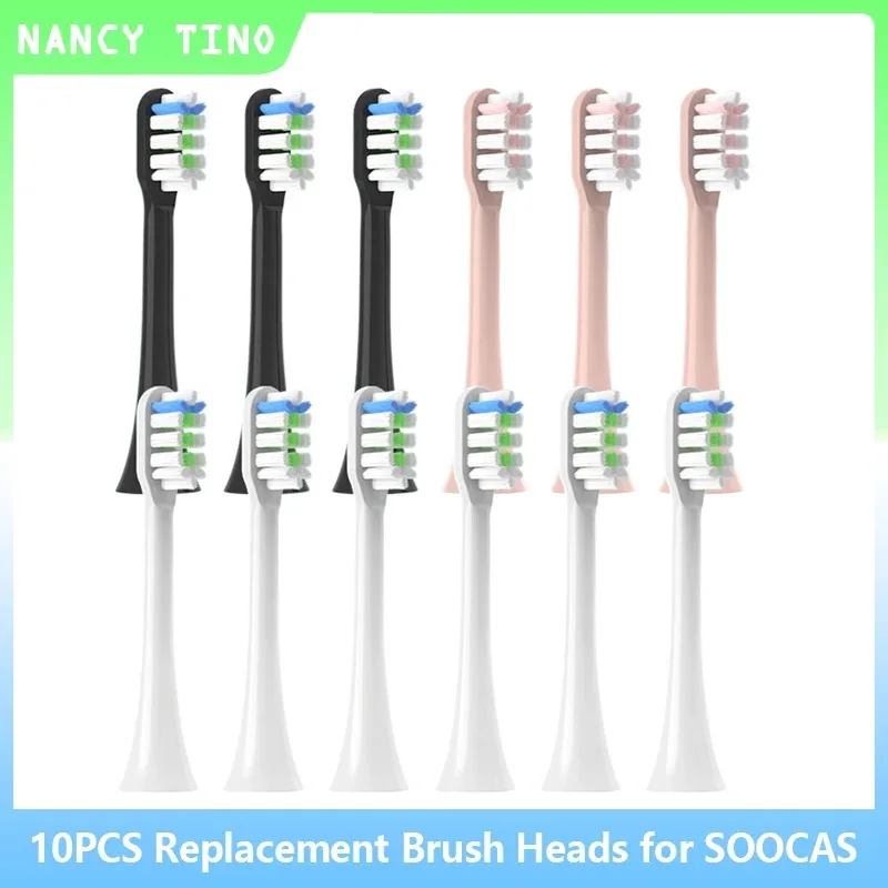 Сменные Насадки Для Зубных Щеток С Мягкой Щетиной 10 Шт. Электрических SOOCAS X3/X3U/X5