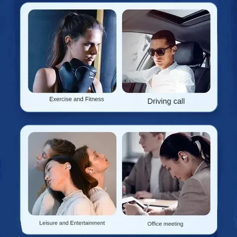 TWS Беспроводные Bluetooth 5.3 Наушники Спортивные Беспроводные наушники с костной проводимостью Hi-Fi Качество звука Водонепроницаемая гарнитура