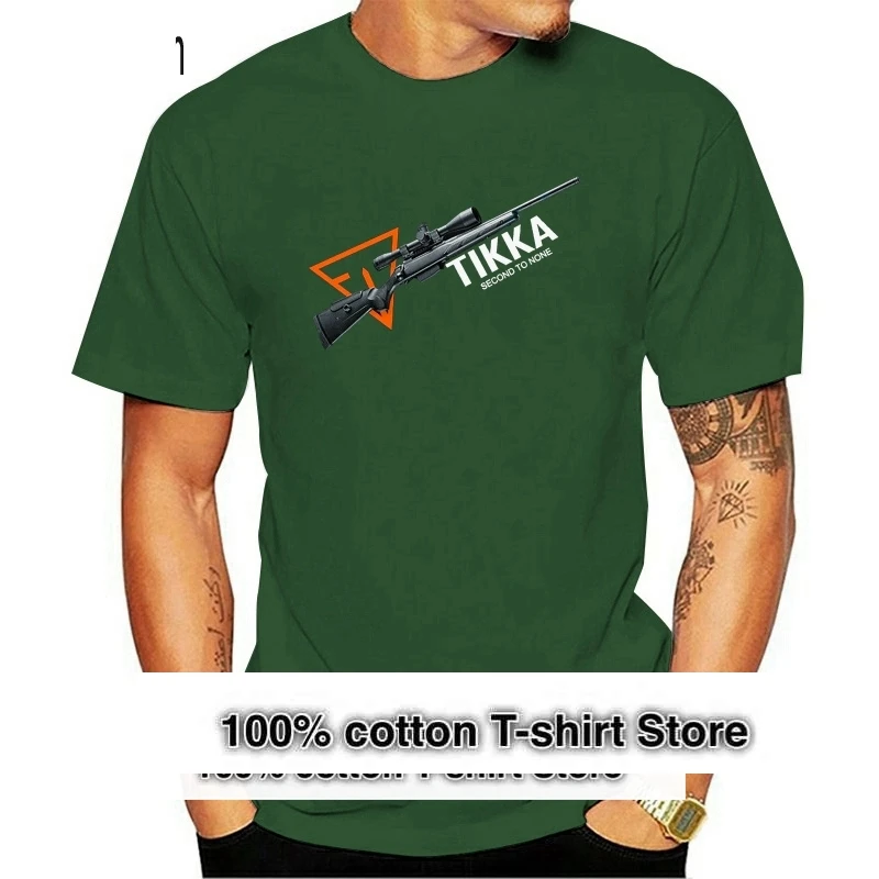 

New Tikka T3 TAC Bolt Action Sniper Rifle Firearms T SHIRT S-5XL summer 100% cotton tee shirt custom men t shirt 2020 HipHop