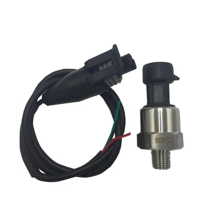 

Durable Pressure Sensor Transmitter 1 Pcs 1/8NPT 53mm X 14mm Stainless Steel & Rubber With Cable Home Industry