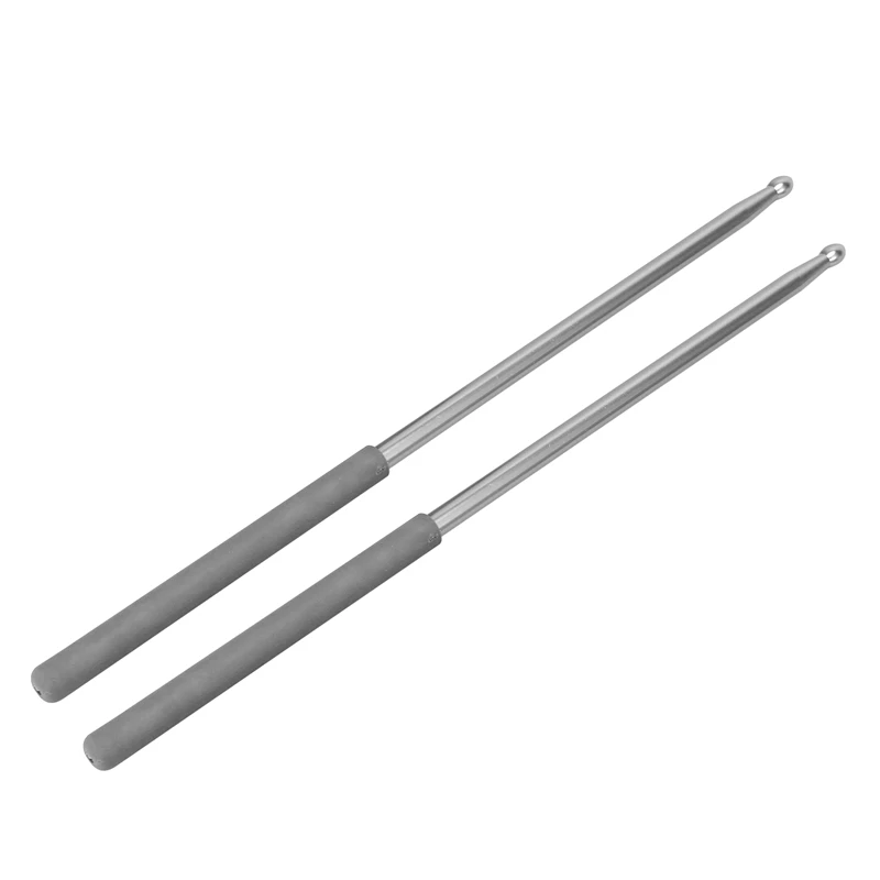 

New Hot 2Pcs Aluminium Alloy Drum Sticks Instrument Percussion Accessories For Drum And Jazz Drum