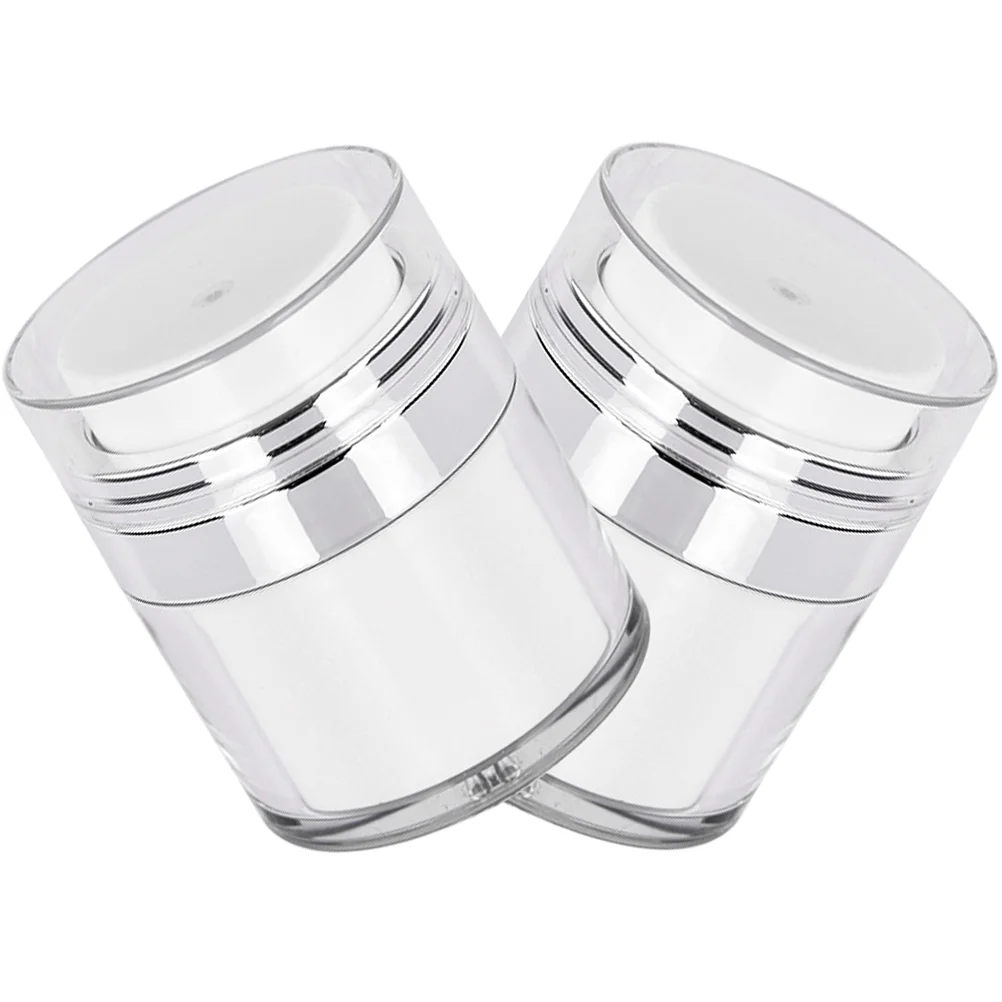 Pump Jar Airless Pump Jars Face Pump Jars Lotions Creams Airless Pump Jars Plastic Air Pump Container