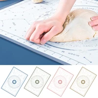 40x60cm silicone pastry mat baking kneading pad with measurement non stick pastry board for fondant pizza cookies kitchen tools