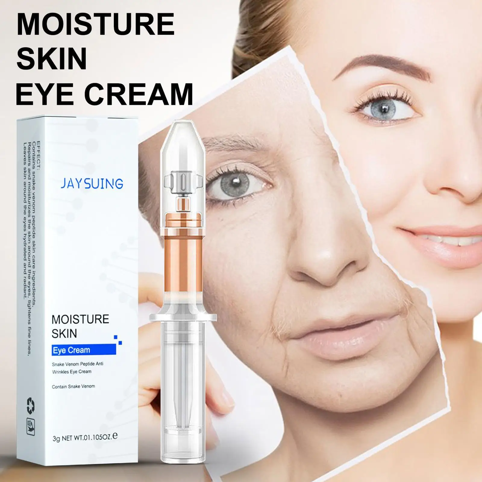 

Hyaluronic Acid Eye Cream Dark Circles Removal Fade Moisturizing Bags Care Eye Brightening Whitening Wrinkle Eye Anti Serum N0I0