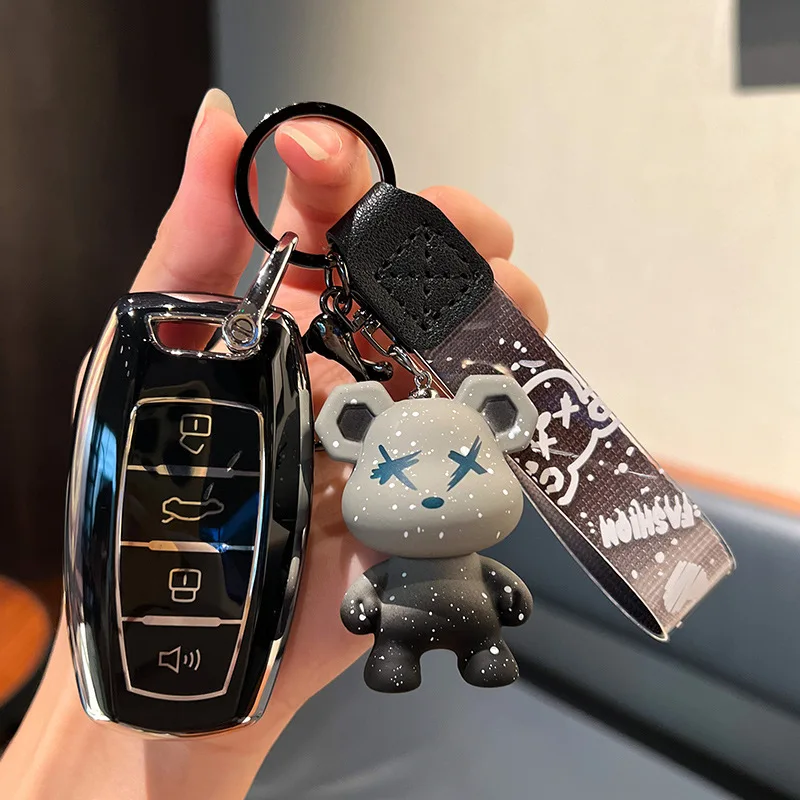 Чехол-брелок для автомобиля Haval Jolion Joico Jollein F7 H6 F7x Jolyon F7H Dargo, мягкий чехол для автомобильного ключа из ТПУ, брелок для Haval H6 2022