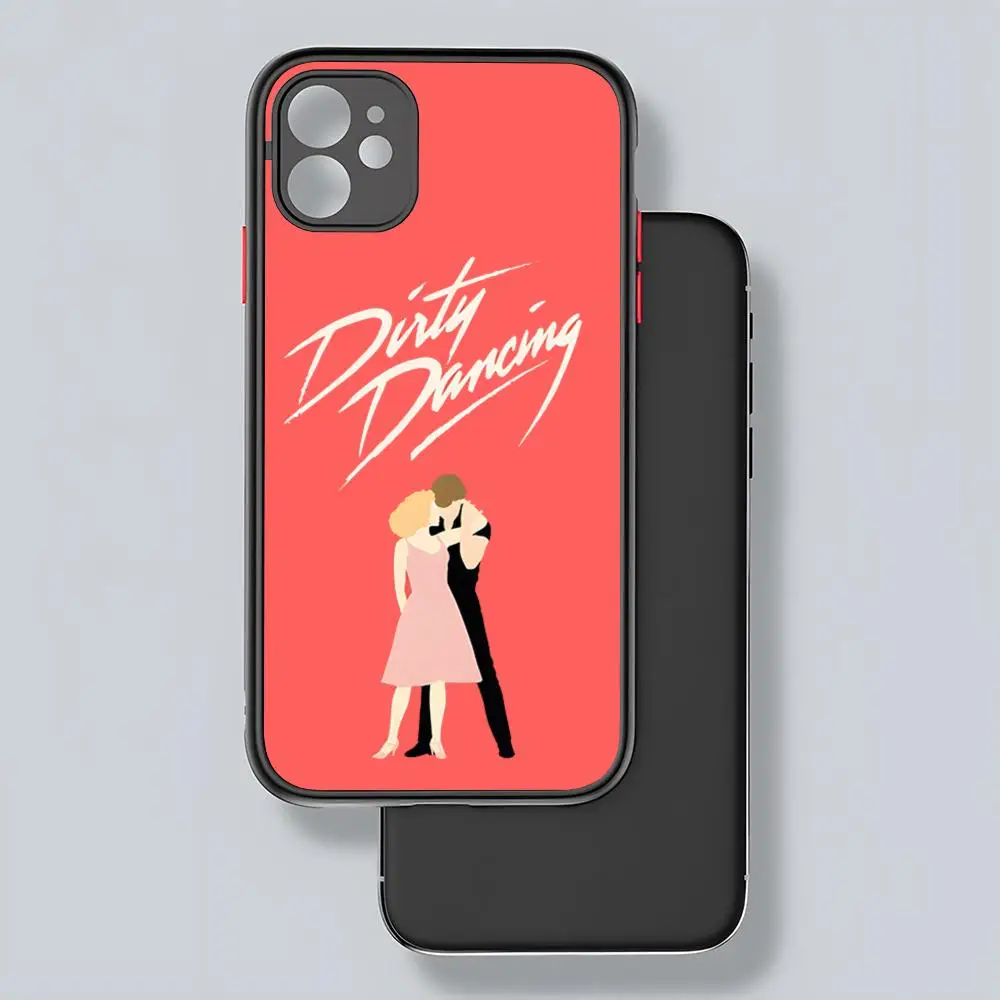 Чехол для телефона в стиле фильма Грязные танцы матовый прозрачный