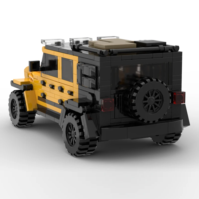 Модель скоростного гоночного автомобиля MOC, строительные кирпичи Wrangler Sunchaser, внедорожник, модульная технология, детские праздничные подарки, игрушки (art.: 3920d22efba80) - 3920d22efba80