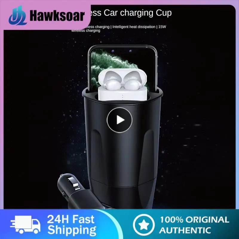 

Charger 15w Wireless Fast Charging Intelligent Temperature Control Design Tws Mobile Phone Charger Cooling Fan Car Fast Charge