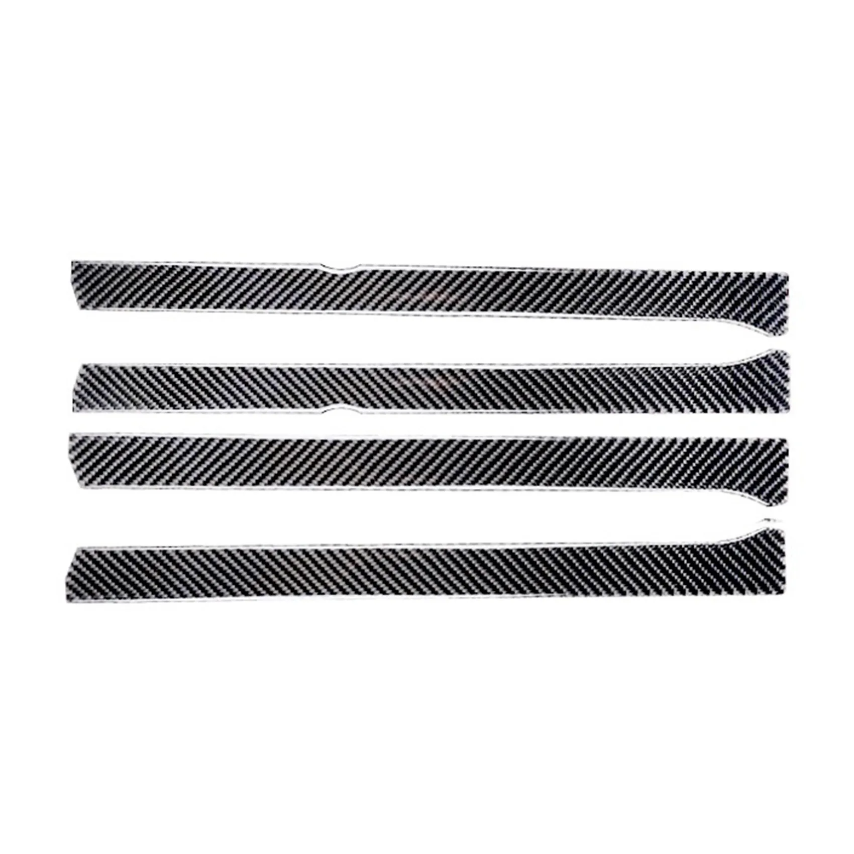 

4Pcs Carbon Fiber Car Inner Door Window Below Trim Decal Cover Fit for Toyota 4Runner 2010-2020
