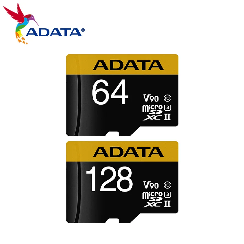 

ADATA micro SDXC U3 V90 Memory Card 64GB 128GB 256G TF Cards UHS-II C10 Micro SD Card for Digital Camera Video Recorder ﻿Phone