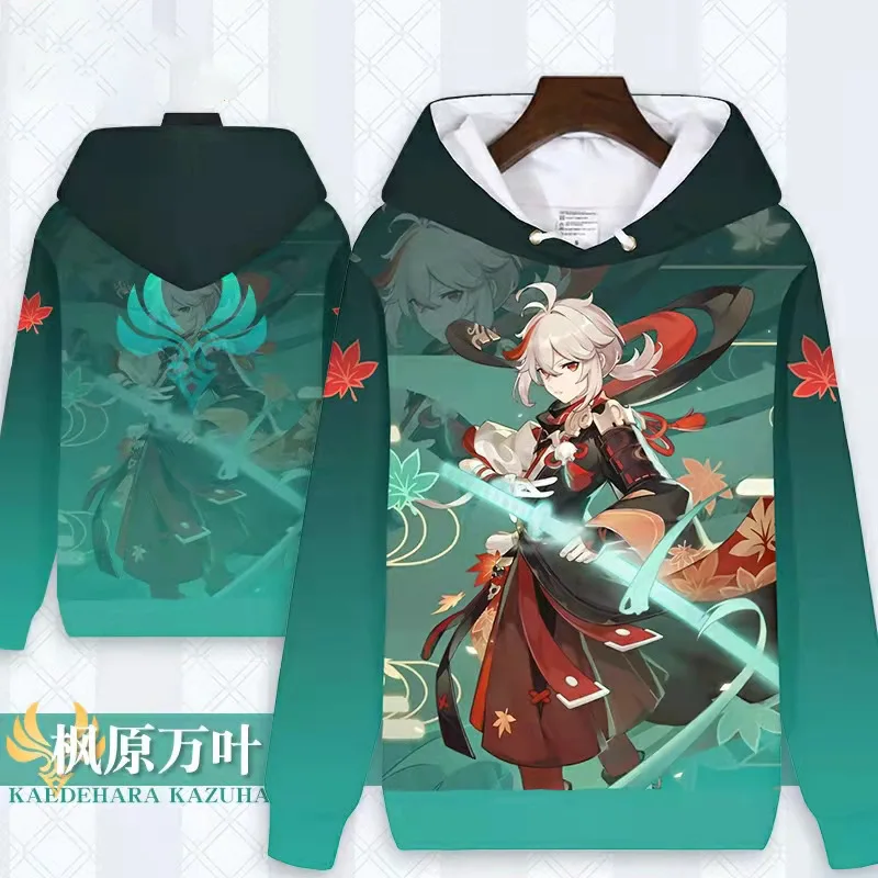 

Newest Hoodies Genshin Impact Raiden Shogun Man Women Men 3D Long Sleeve Couple Sweatshirt Cosplay Oversized Boys Men-Clothes