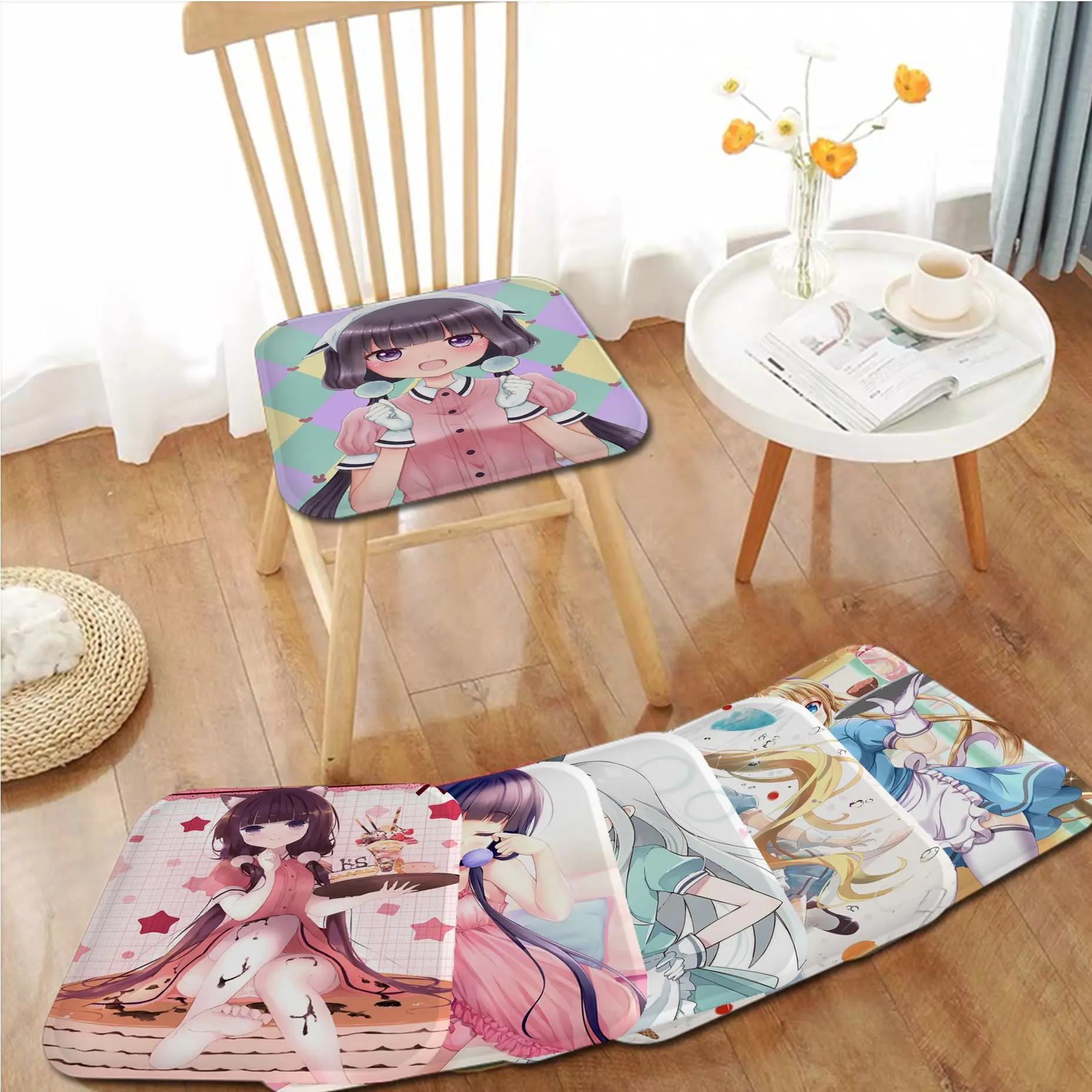 

Anime Blend S Art Seat Pad Household Cushion Soft Plush Chair Mat Winter Office Bar Seat Mat