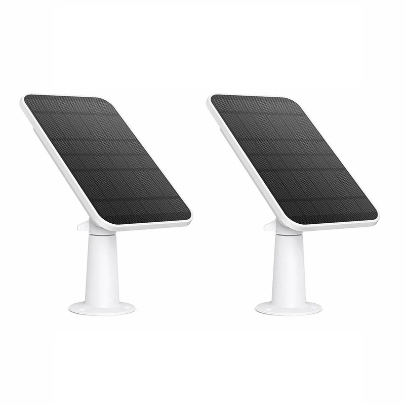 

4X Solar Panel Power Supply For Wireless Outdoor Waterproof Security Camera Non-Stop Charging