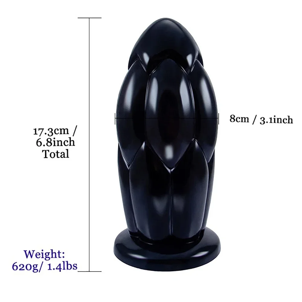 Большая Анальная пробка Анальный фаллоимитатор с присоской Секс-игрушки