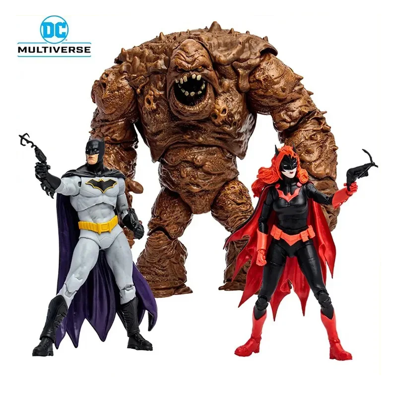 

Original 7inch Mcfarlane DC Batman Anime Figure Batwoman Clayface Action Figure Gold Collection Statue Model Toys Gifts Pvc