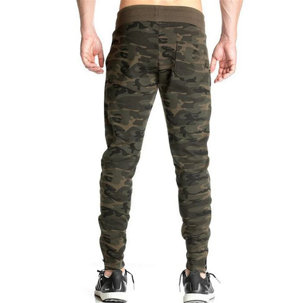 NEW 2022 Spring Autumn Harem Beam Foot Camouflage Elastic Waist Drawstring Pants Army Combat Muscle Joggers Harem Trousers Men