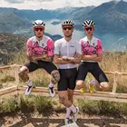 Комплект мужской велосипедной одежды Slopline, индивидуальный комплект из Джерси с коротким рукавом для горных велосипедов, летняя велосипедная одежда с нагрудником для поездок на большие расстояния