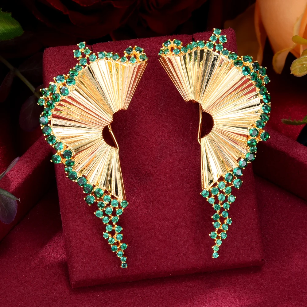 

Missvikki, романтические Блестящие модные роскошные африканские серьги, кольцо, свадебные ювелирные изделия Дубая, индийские