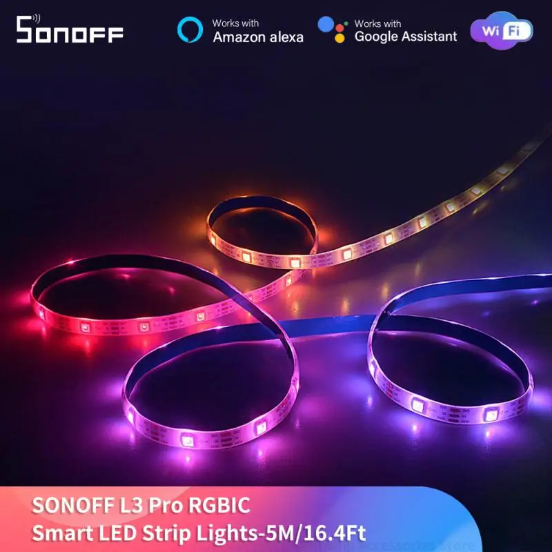 

Умная Светодиодная лента SONOFF L3 Pro, 5 м, с регулировкой яркости