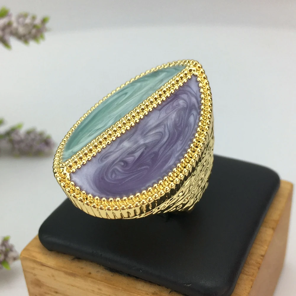 

Yuminglai, высококачественное женское кольцо, 18k-Real-позолоченное кольцо, Бесплатная доставка, подарок FHK16496