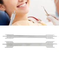 2 types dental bracket gauge locator alloy rod dental materials orthodontic instruments high precision bracket positioner tool