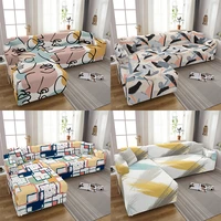 rose pattern floral style spandex elastic sofa cover furniture protector anti fouling sectional sofa household cushion cover