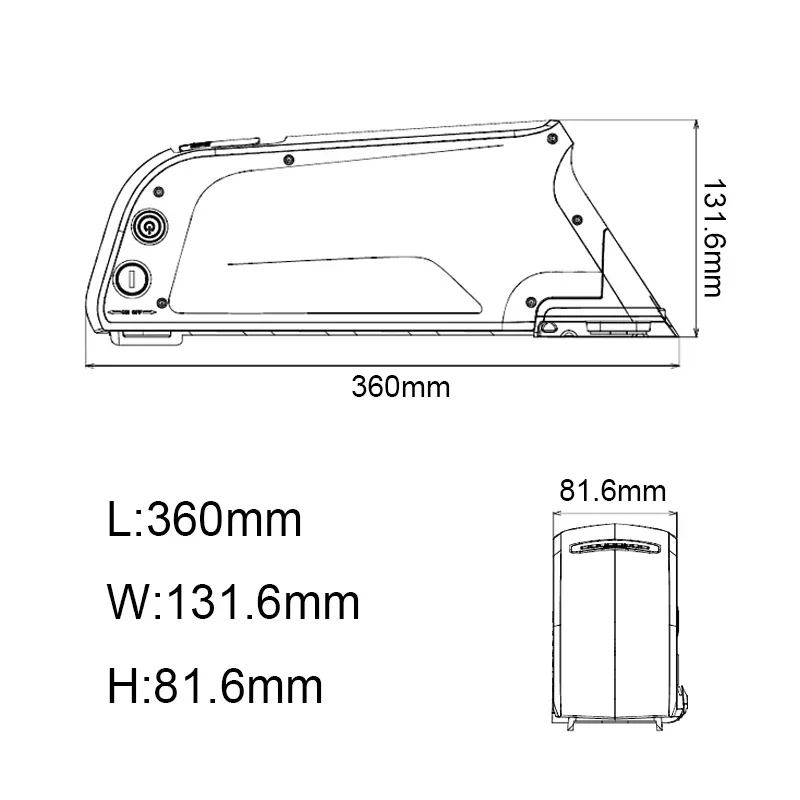 Аккумулятор Dolphin Ebike 48 В 14 Ач 36 15 17 5 20 Оригинальный аккумулятор 250 Вт 500 750 1000 52