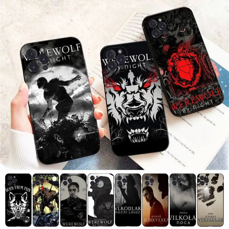 

Disney Werewolf By Night Phone Case For iPhone 8 7 6 6S Plus X SE 2020 XR XS 14 11 12 13 Mini Pro Max Mobile Case