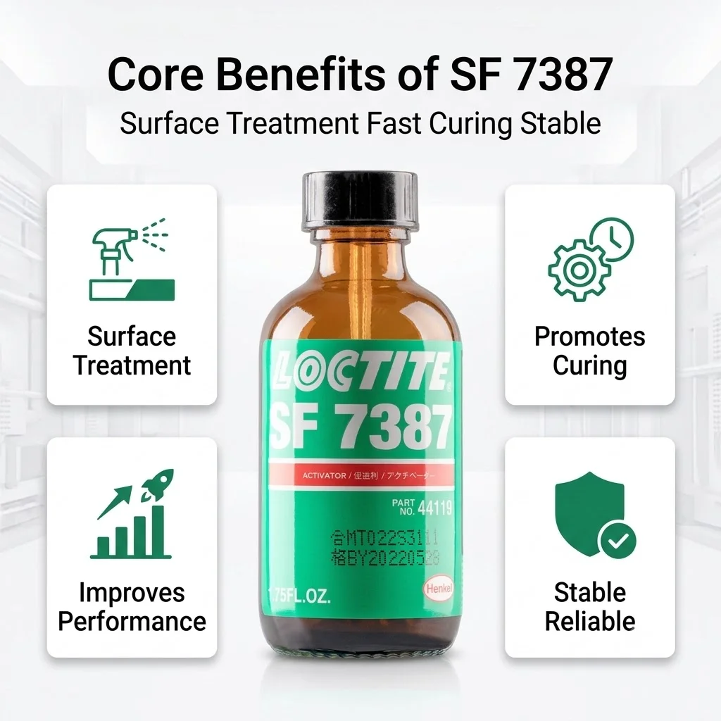 Фото Активатор Loctite SF 7387 для акриловых клеей, 1,75 унции, оригинальная бутылка №2