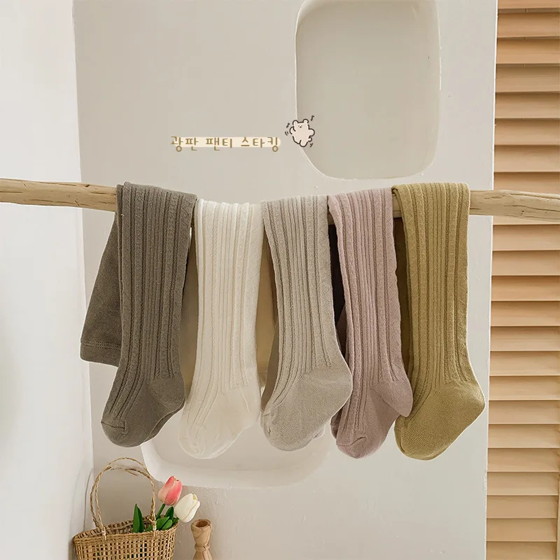 

Girls' Leggings Spring and Autumn Thin Anti-Pilling Outerwear Western Style Children's Pantyhose