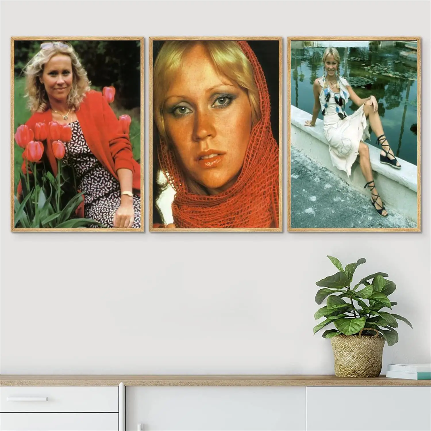 

agnetha faltskog singer poster Wall Art Canvas Posters Decoration Art Poster Personalized Gift Modern Family bedroom Painting