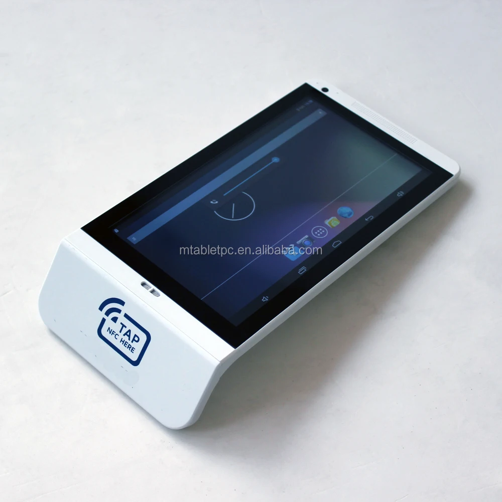 

EXW под заказ 7-дюймовый телефон с RFID-считывателем, поддержка планшетного ПК 3G, термопринтер с Bluetooth