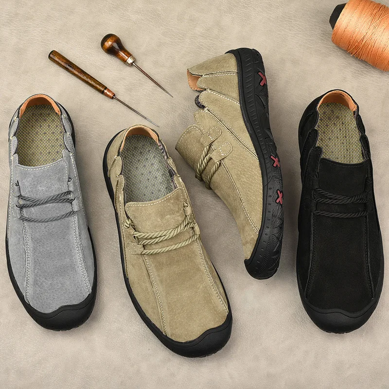 

Men's Hiking Shoes Light Summer Trekking Climbing Sneakers Sports Work Ankle Boots Safety Walking Sneakers for Men Jogging Shoes