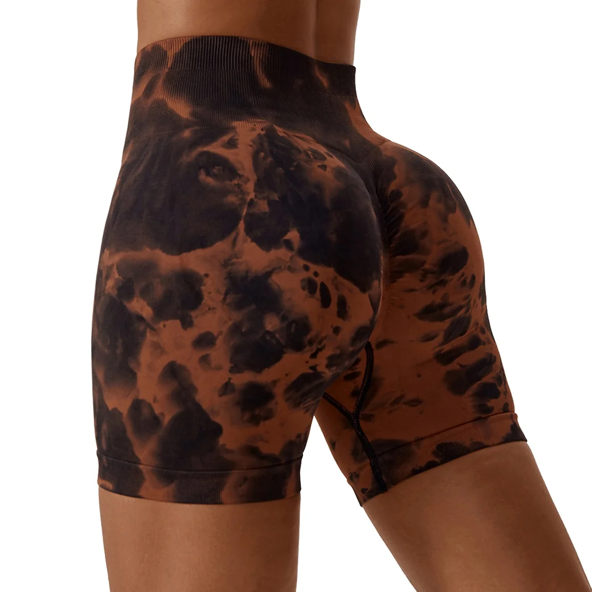 

Женские эластичные мягкие бесшовные шорты для йоги с высокой талией, новинка, летние сексуальные уличные шорты для фитнеса и йоги с эффектом пуш-ап