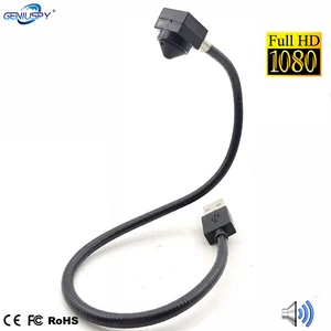 Mini Size 15*15mm New Flexible Cable 1080P Mjpeg 30fps Mini USB Webcam Video Audio Web Camera Miniature for Industry Machine